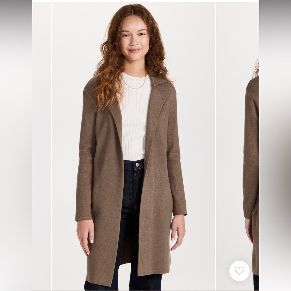 Monrow Cocoa Knit Cardigan